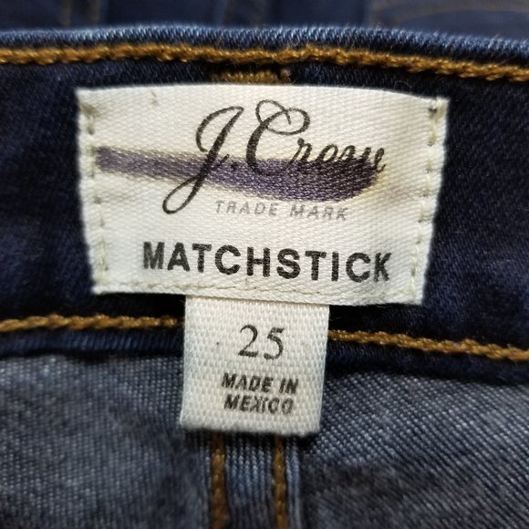 J.Crew jeans 25 Matchstick Classic Rinse high rise straight skinny stretch - Picture 12 of 15
